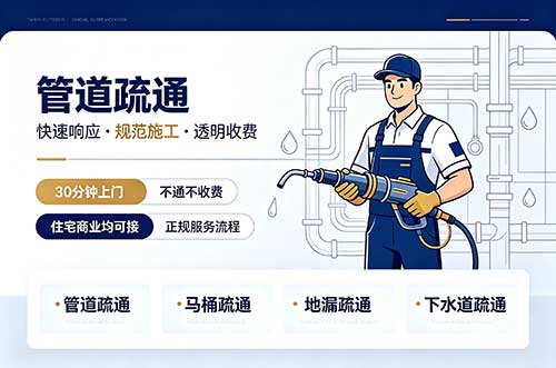 邓州管道疏通