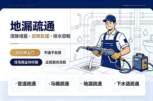 邓州地漏疏通